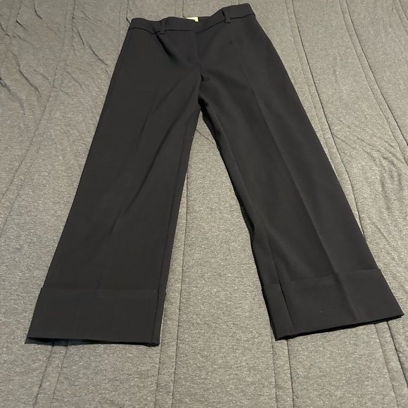 Sezane black wool cuffed pants jude trousers size 38 - Picture 2 of 10